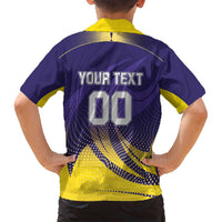 Custom Kolkata 2025 Cricket Knight Riders Family Matching Summer Maxi Dress and Hawaiian Shirt Korbo Lorbo Jeetbo