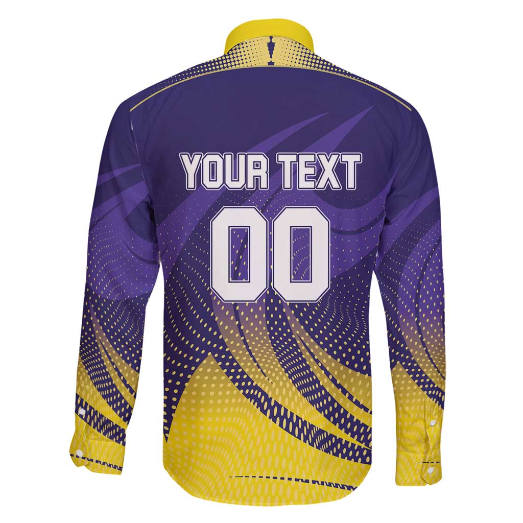 Custom Kolkata 2025 Cricket Knight Riders Family Matching Summer Maxi Dress and Hawaiian Shirt Korbo Lorbo Jeetbo