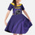 Custom Kolkata 2025 Cricket Knight Riders Family Matching Tank Maxi Dress and Hawaiian Shirt Korbo Lorbo Jeetbo