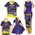 Custom Kolkata 2025 Cricket Knight Riders Family Matching Tank Maxi Dress and Hawaiian Shirt Korbo Lorbo Jeetbo