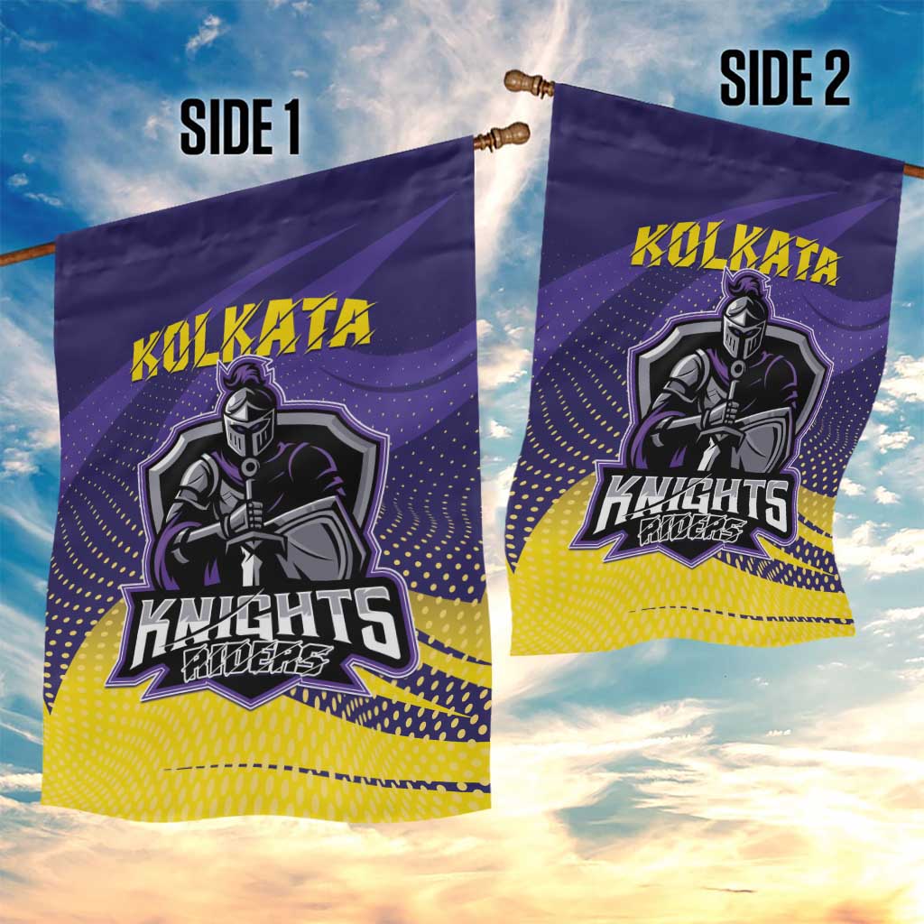 Kolkata 2025 Cricket Knight Riders Garden Flag Korbo Lorbo Jeetbo