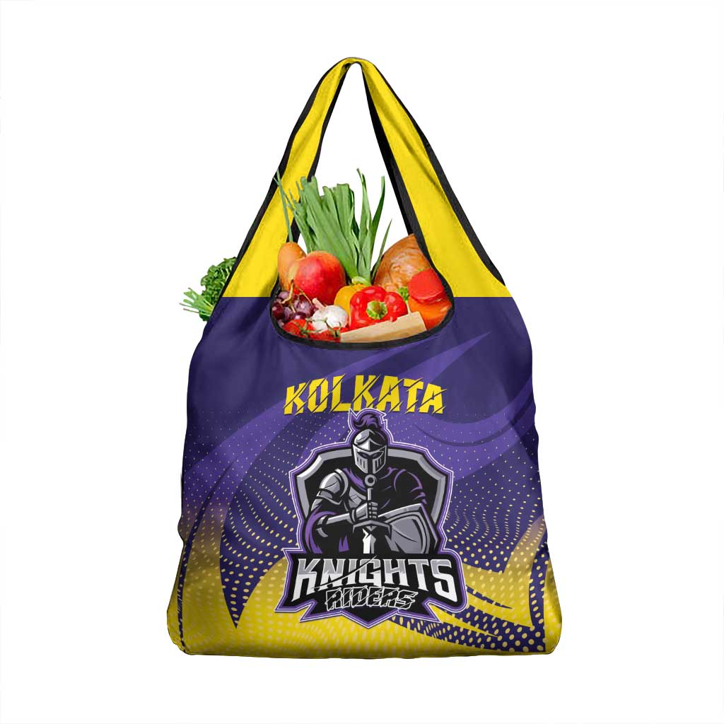 Kolkata 2025 Cricket Knight Riders Grocery Bag Korbo Lorbo Jeetbo