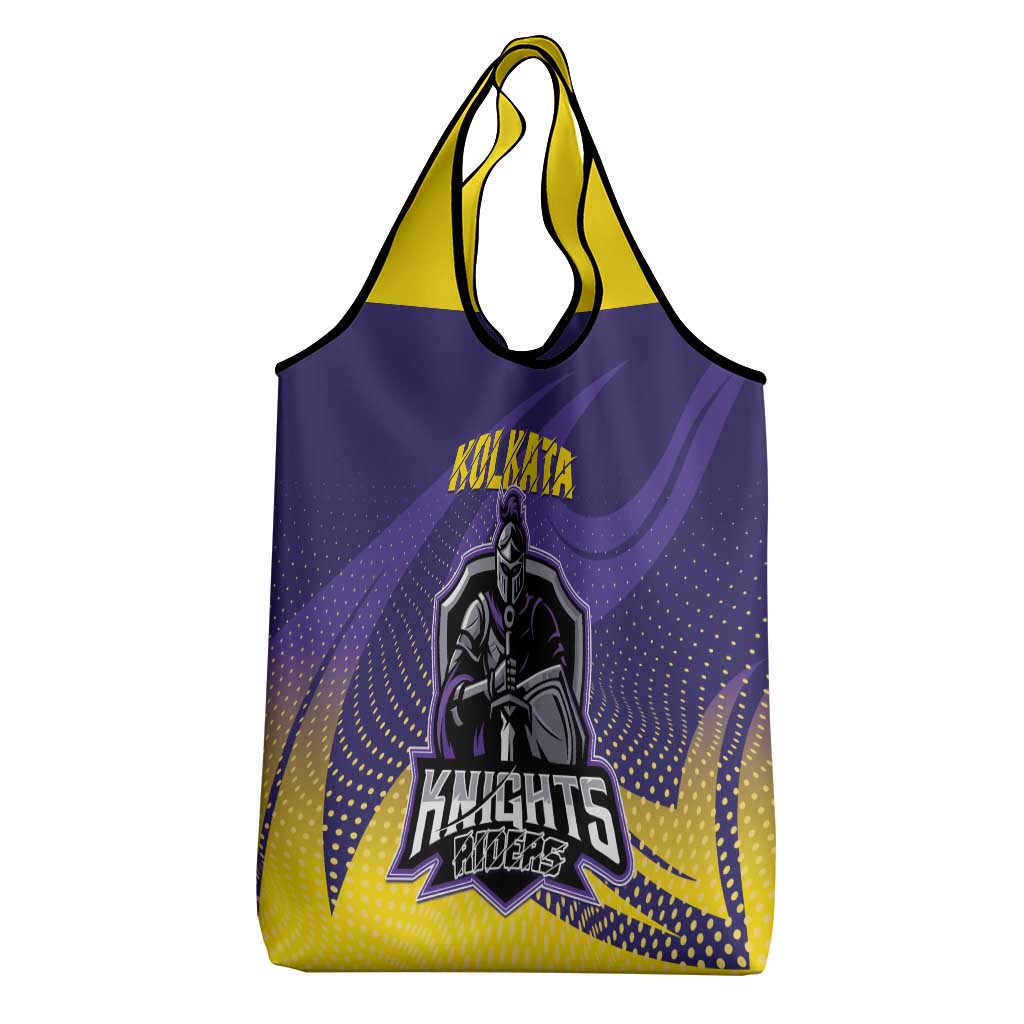 Kolkata 2025 Cricket Knight Riders Grocery Bag Korbo Lorbo Jeetbo
