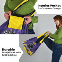 Kolkata 2025 Cricket Knight Riders Grocery Bag Korbo Lorbo Jeetbo