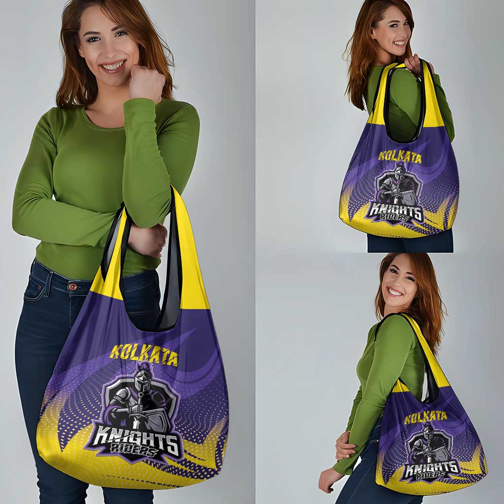 Kolkata 2025 Cricket Knight Riders Grocery Bag Korbo Lorbo Jeetbo