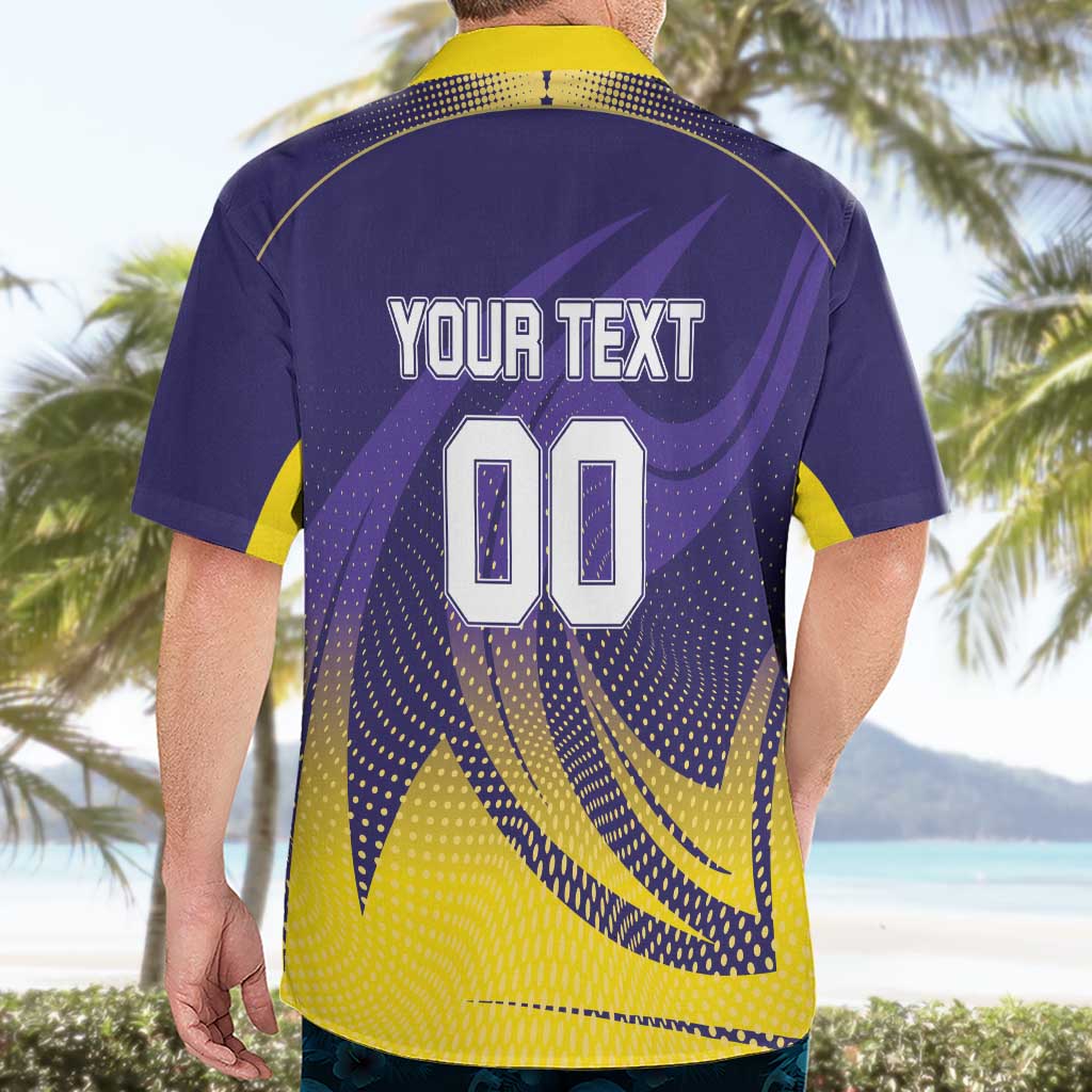 Custom Kolkata 2025 Cricket Knight Riders Hawaiian Shirt Korbo Lorbo Jeetbo