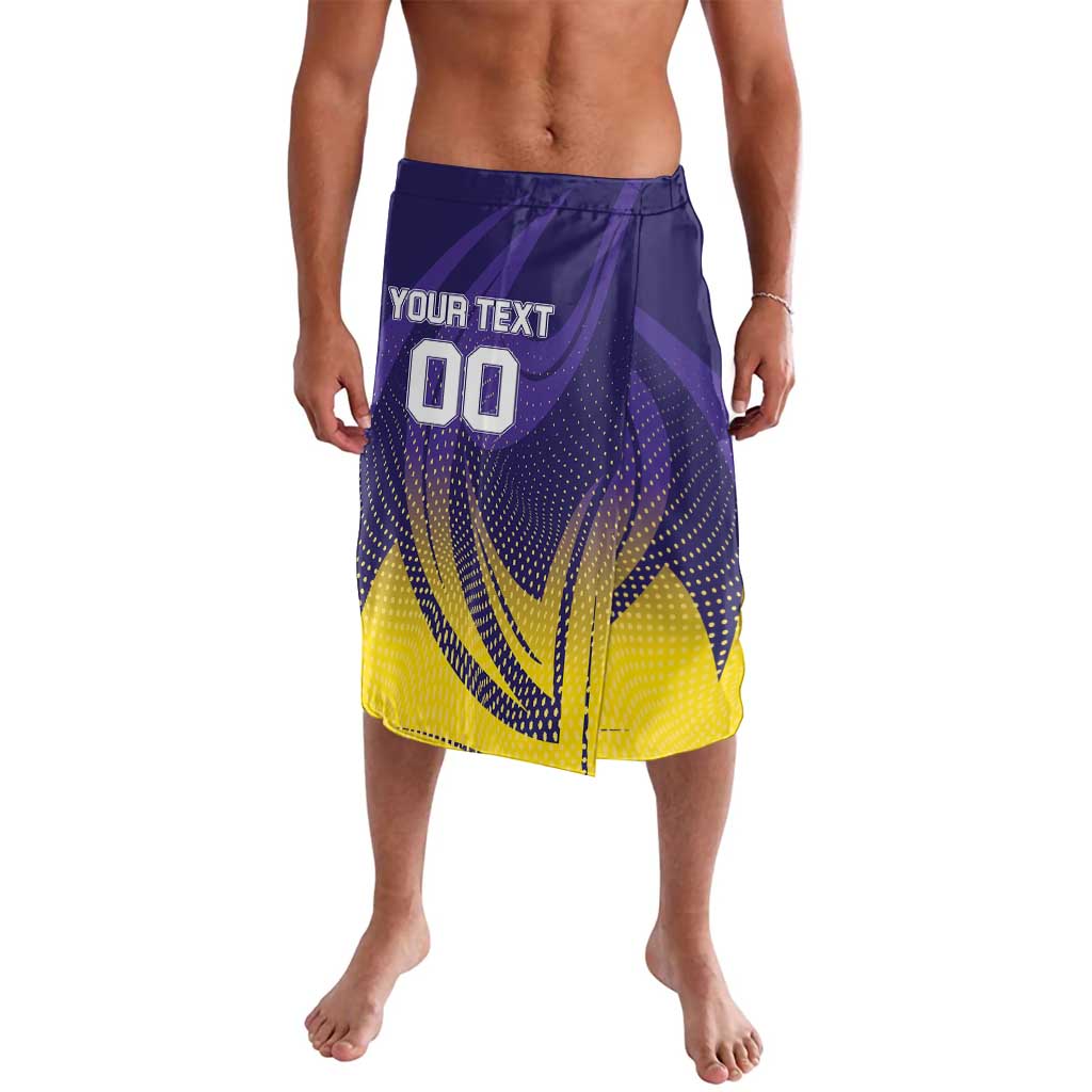 Custom Kolkata 2025 Cricket Knight Riders Lavalava Korbo Lorbo Jeetbo