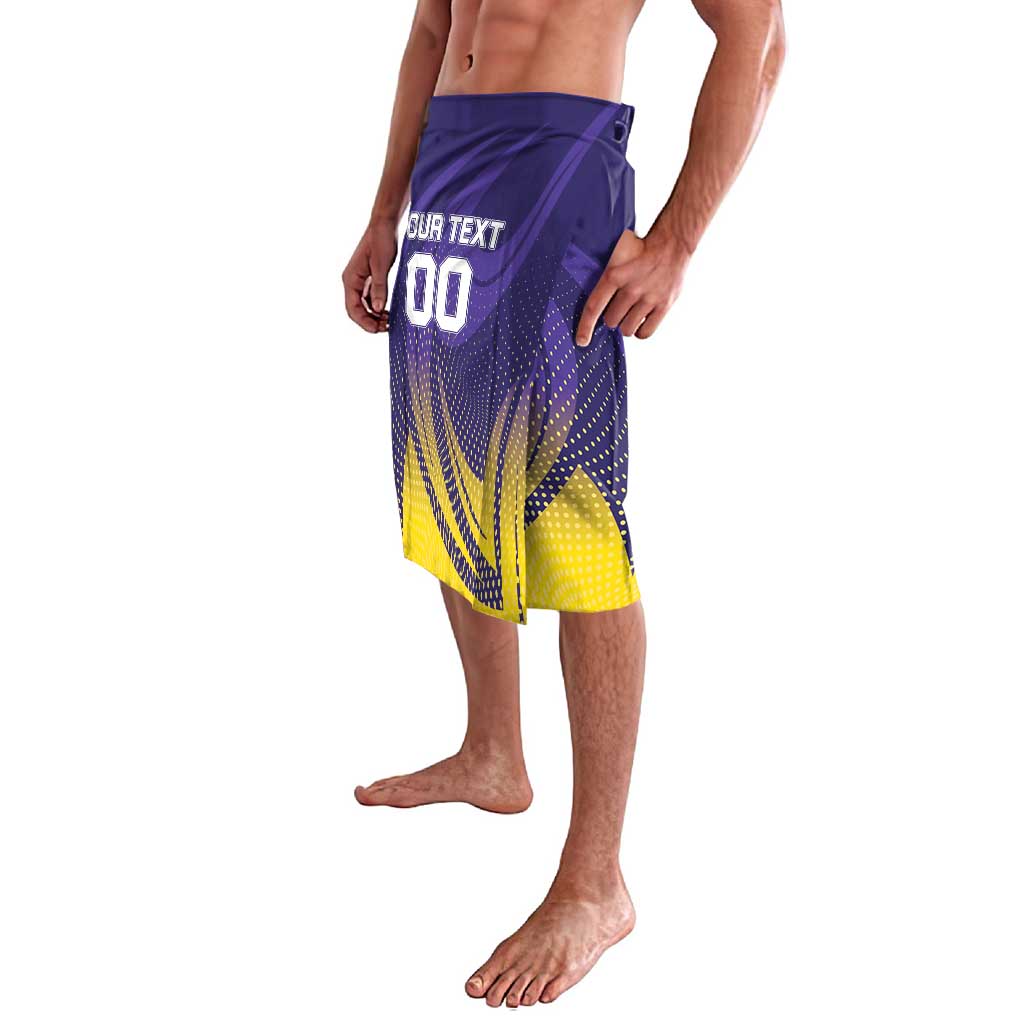 Custom Kolkata 2025 Cricket Knight Riders Lavalava Korbo Lorbo Jeetbo