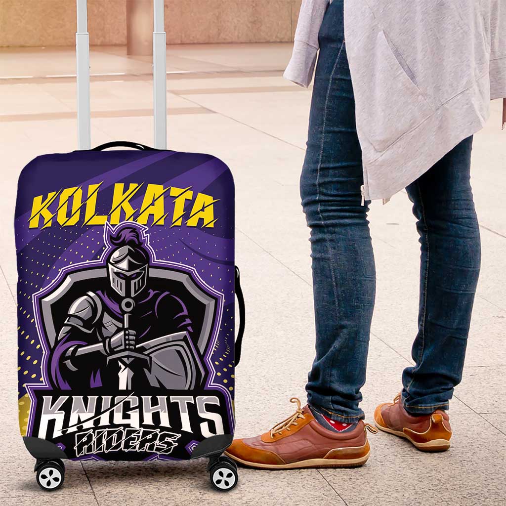 Kolkata 2025 Cricket Knight Riders Luggage Cover Korbo Lorbo Jeetbo
