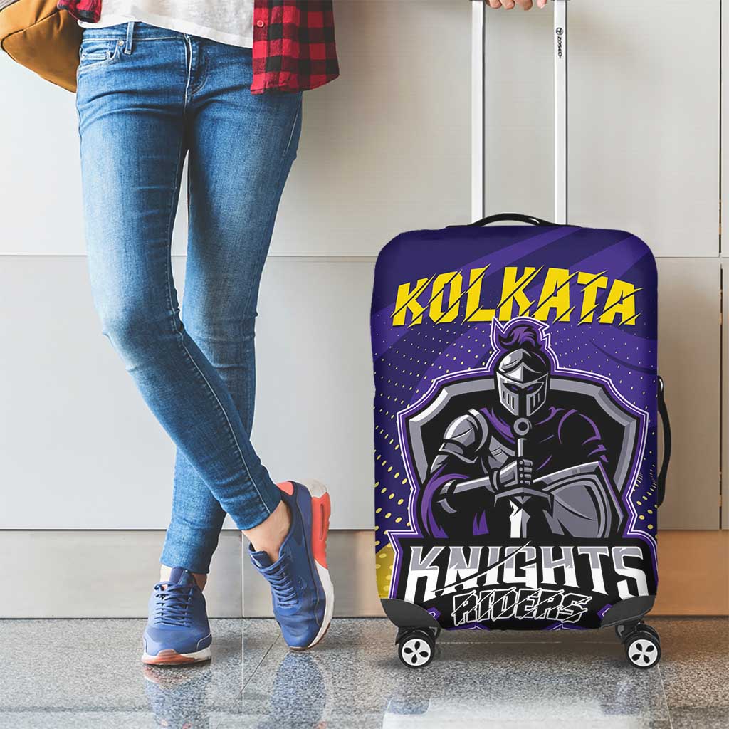 Kolkata 2025 Cricket Knight Riders Luggage Cover Korbo Lorbo Jeetbo