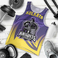 Custom Kolkata 2025 Cricket Knight Riders Men Tank Top Korbo Lorbo Jeetbo