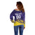 Custom Kolkata 2025 Cricket Knight Riders Off Shoulder Sweater Korbo Lorbo Jeetbo