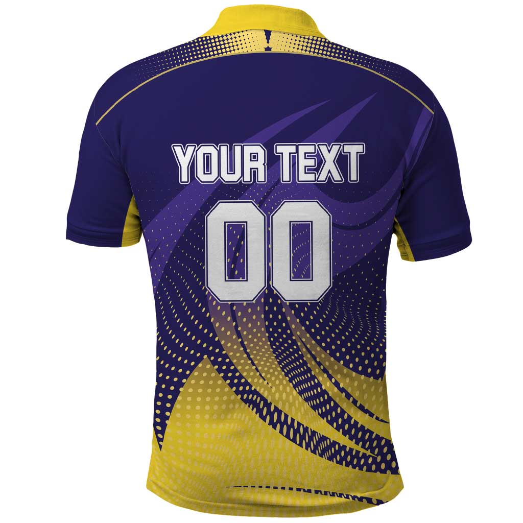 Custom Kolkata 2025 Cricket Knight Riders Polo Shirt Korbo Lorbo Jeetbo