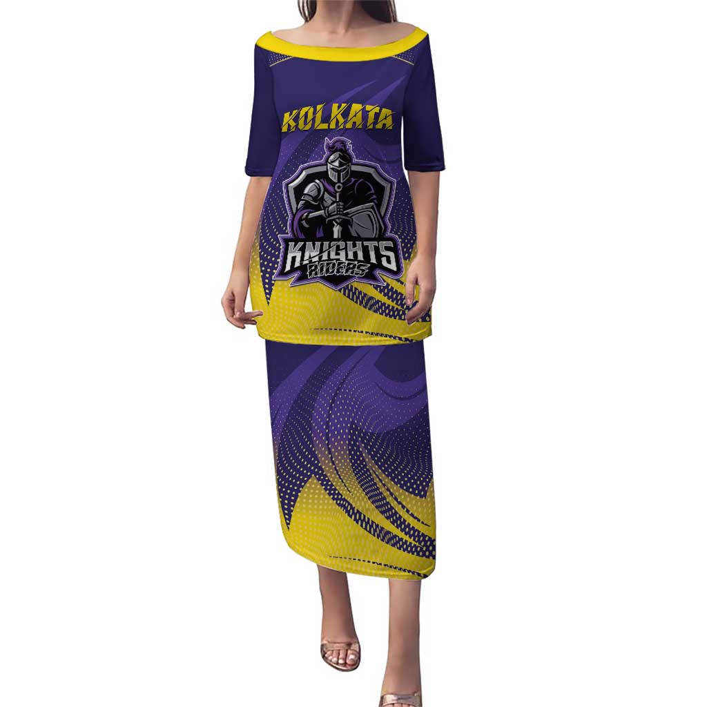 Custom Kolkata 2025 Cricket Knight Riders Puletasi Korbo Lorbo Jeetbo