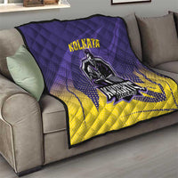 Kolkata 2025 Cricket Knight Riders Quilt Korbo Lorbo Jeetbo