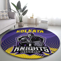 Kolkata 2025 Cricket Knight Riders Round Carpet Korbo Lorbo Jeetbo