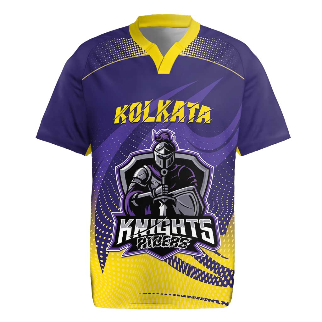 Custom Kolkata 2025 Cricket Knight Riders Rugby Jersey Korbo Lorbo Jeetbo