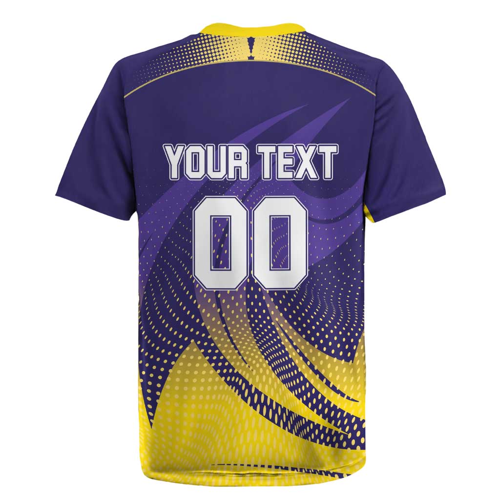 Custom Kolkata 2025 Cricket Knight Riders Rugby Jersey Korbo Lorbo Jeetbo