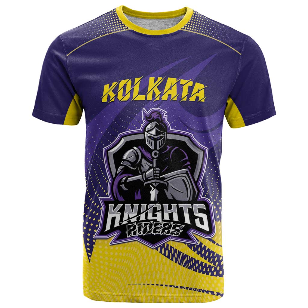 Custom Kolkata 2025 Cricket Knight Riders T Shirt Korbo Lorbo Jeetbo