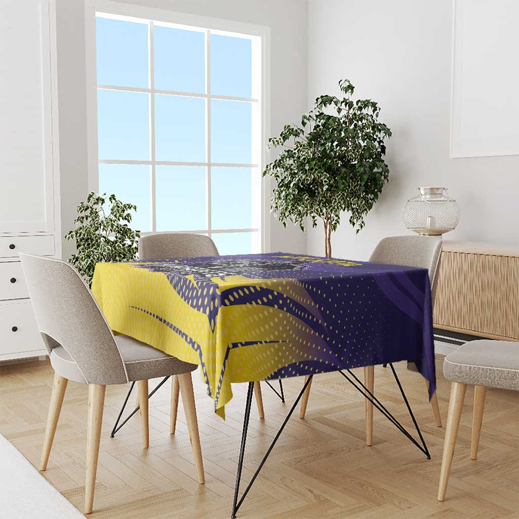 Kolkata 2025 Cricket Knight Riders Tablecloth Korbo Lorbo Jeetbo