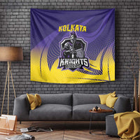 Kolkata 2025 Cricket Knight Riders Tapestry Korbo Lorbo Jeetbo