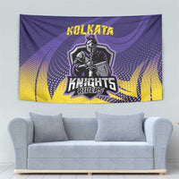 Kolkata 2025 Cricket Knight Riders Tapestry Korbo Lorbo Jeetbo