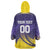Custom Kolkata 2025 Cricket Knight Riders Wearable Blanket Hoodie Korbo Lorbo Jeetbo