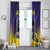 Kolkata 2025 Cricket Knight Riders Window Curtain Korbo Lorbo Jeetbo