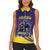 Custom Kolkata 2025 Cricket Knight Riders Women Sleeveless Polo Shirt Korbo Lorbo Jeetbo