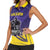 Custom Kolkata 2025 Cricket Knight Riders Women Sleeveless Polo Shirt Korbo Lorbo Jeetbo