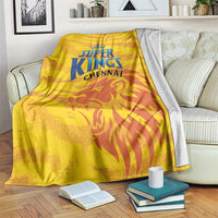 Chennai 2025 Cricket Super Kings Blanket Yellow Army Lions Champion