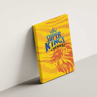 Chennai 2025 Cricket Super Kings Canvas Wall Art Yellow Army Lions Champion