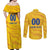 Custom Chennai 2025 Cricket Super Kings Couples Matching Off Shoulder Maxi Dress and Long Sleeve Button Shirt Yellow Army Lions Champion