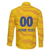 Custom Chennai 2025 Cricket Super Kings Family Matching Long Sleeve Bodycon Dress and Hawaiian Shirt Yellow Army Lions Champion