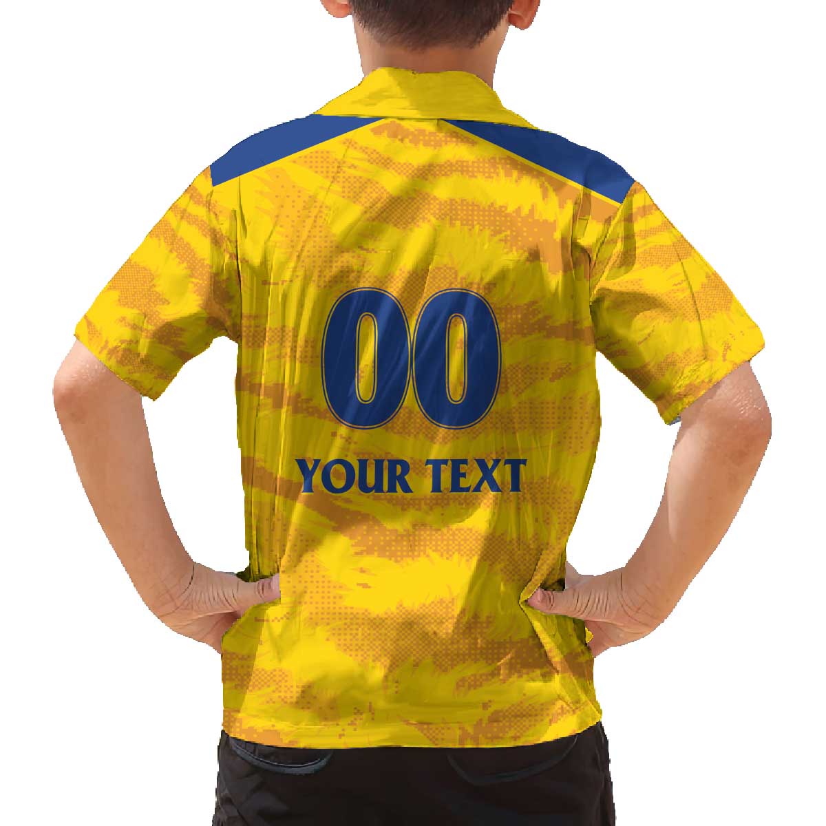 Custom Chennai 2025 Cricket Super Kings Family Matching Off The Shoulder Long Sleeve Dress and Hawaiian Shirt Yellow Army Lions Champion