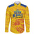 Custom Chennai 2025 Cricket Super Kings Family Matching Puletasi and Hawaiian Shirt Yellow Army Lions Champion