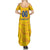 Custom Chennai 2025 Cricket Super Kings Family Matching Summer Maxi Dress and Hawaiian Shirt Yellow Army Lions Champion