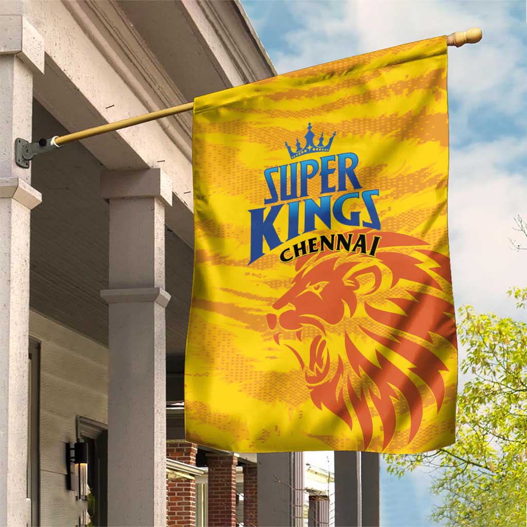 Chennai 2025 Cricket Super Kings Garden Flag Yellow Army Lions Champion