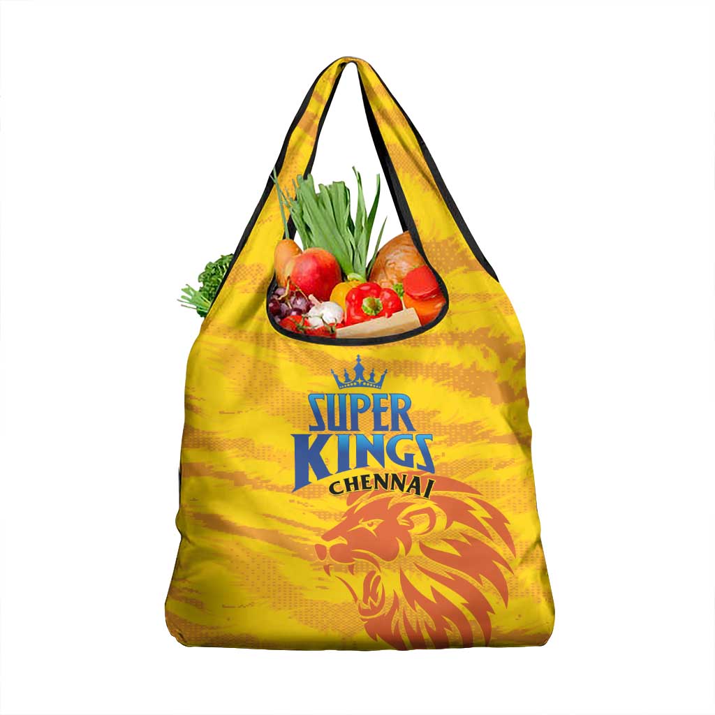 Chennai 2025 Cricket Super Kings Grocery Bag Yellow Army Lions Champion
