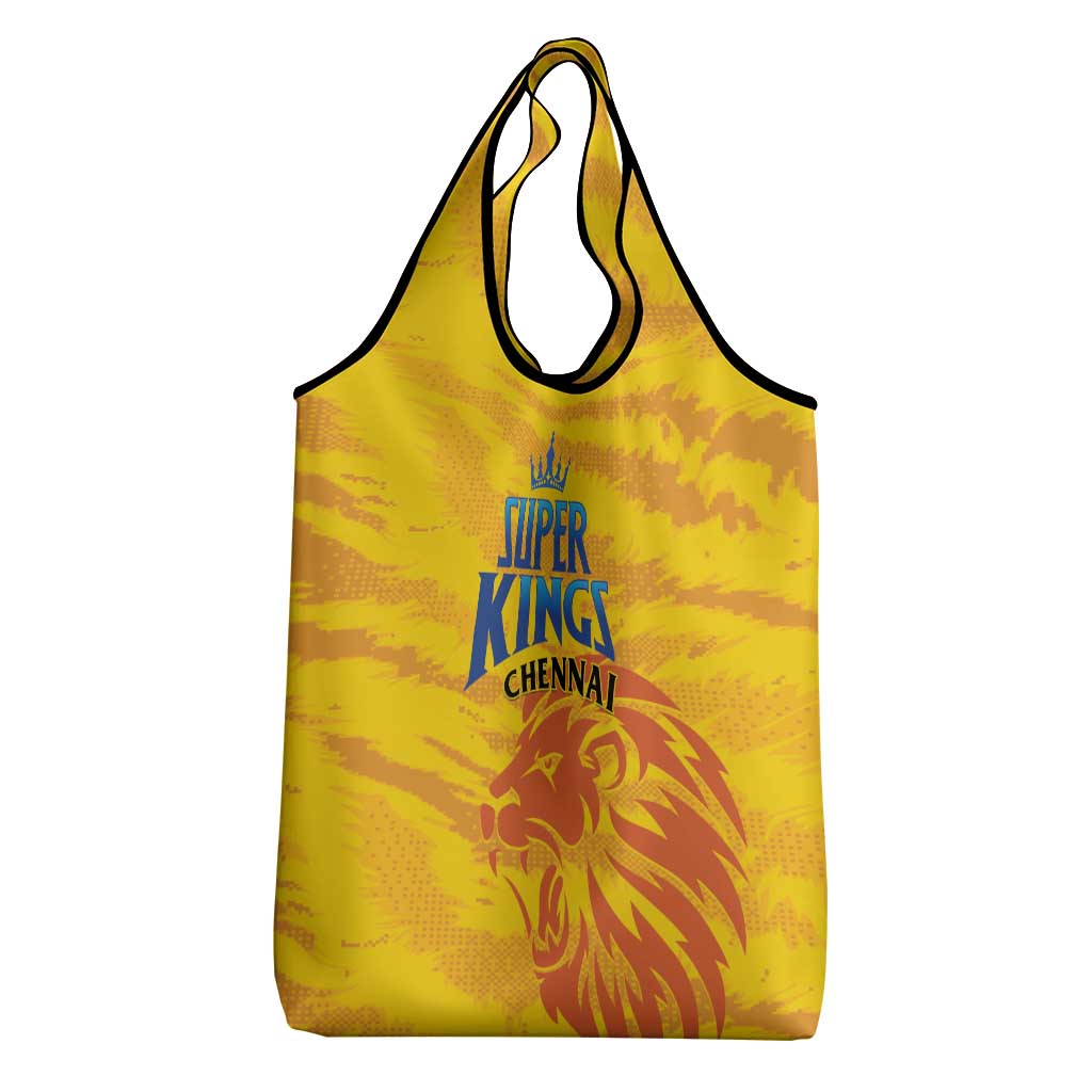 Chennai 2025 Cricket Super Kings Grocery Bag Yellow Army Lions Champion