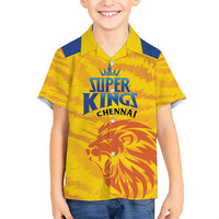 Custom Chennai 2025 Cricket Super Kings Hawaiian Shirt Yellow Army Lions Champion