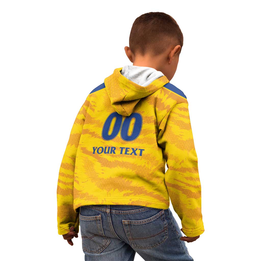 Custom Chennai 2025 Cricket Super Kings Kid Hoodie Yellow Army Lions Champion