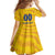 Custom Chennai 2025 Cricket Super Kings Kid Short Sleeve Dress Yellow Army Lions Champion