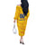 Custom Chennai 2025 Cricket Super Kings Off The Shoulder Long Sleeve Dress Yellow Army Lions Champion
