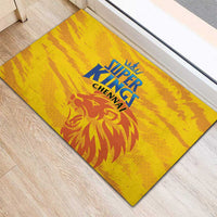 Chennai 2025 Cricket Super Kings Rubber Doormat Yellow Army Lions Champion