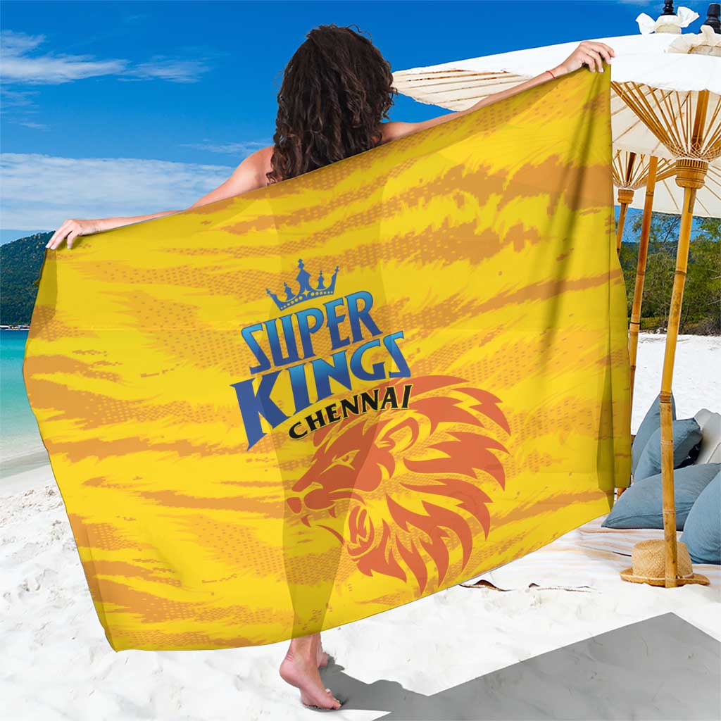 Chennai 2025 Cricket Super Kings Sarong Yellow Army Lions Champion