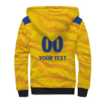 Custom Chennai 2025 Cricket Super Kings Sherpa Hoodie Yellow Army Lions Champion