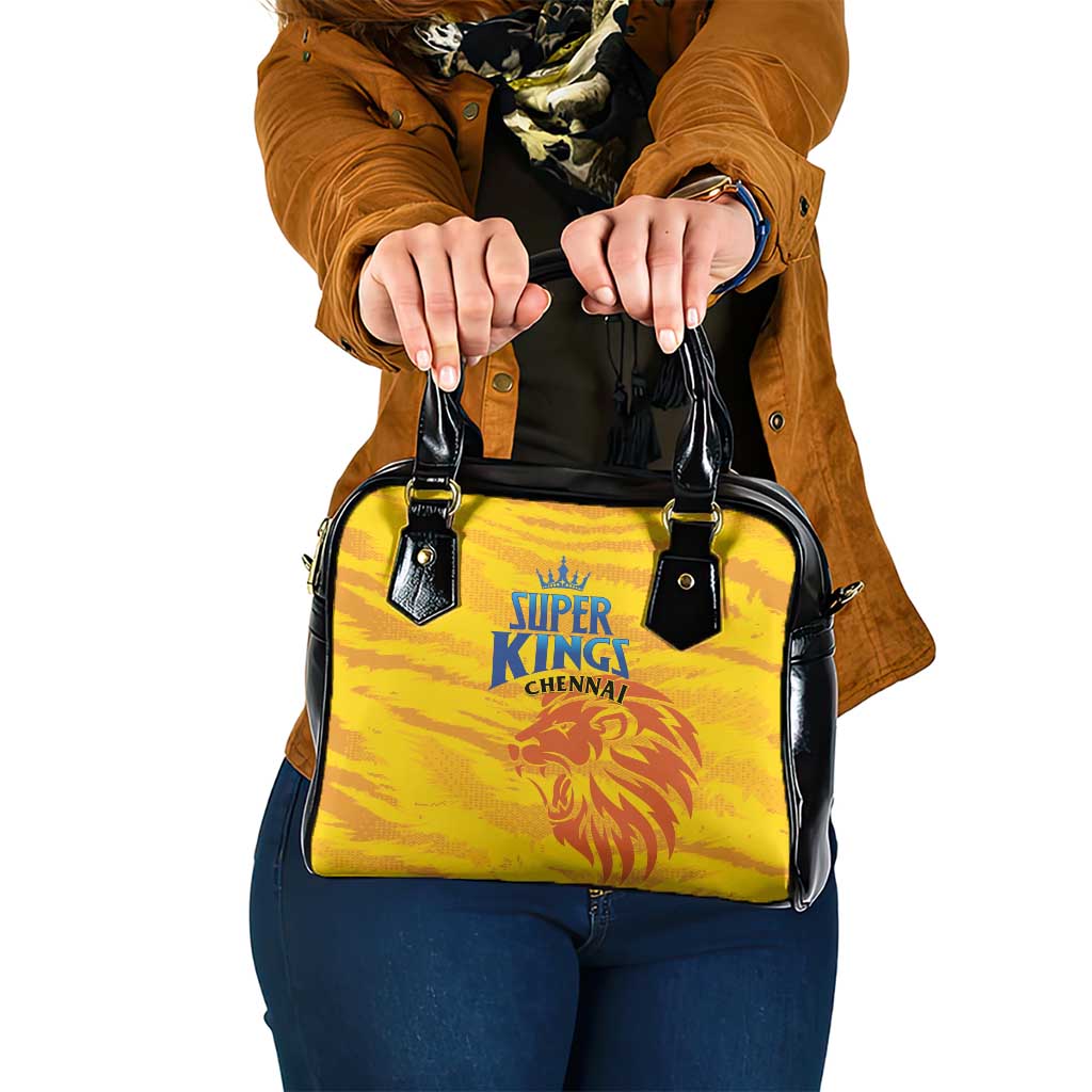 Chennai 2025 Cricket Super Kings Shoulder Handbag Yellow Army Lions Champion