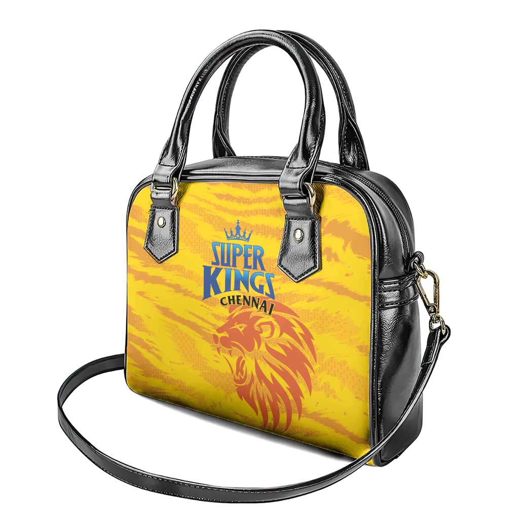 Chennai 2025 Cricket Super Kings Shoulder Handbag Yellow Army Lions Champion