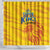 Chennai 2025 Cricket Super Kings Shower Curtain Yellow Army Lions Champion